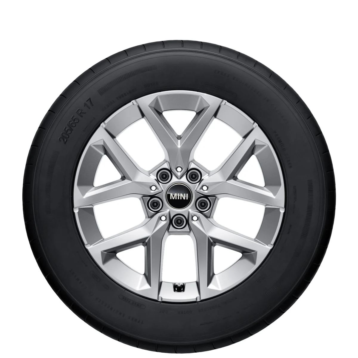 MINI Winterkompletträder Y-Spoke 896 refined silver 17 Zoll RDCi Countryman U25 Pirelli