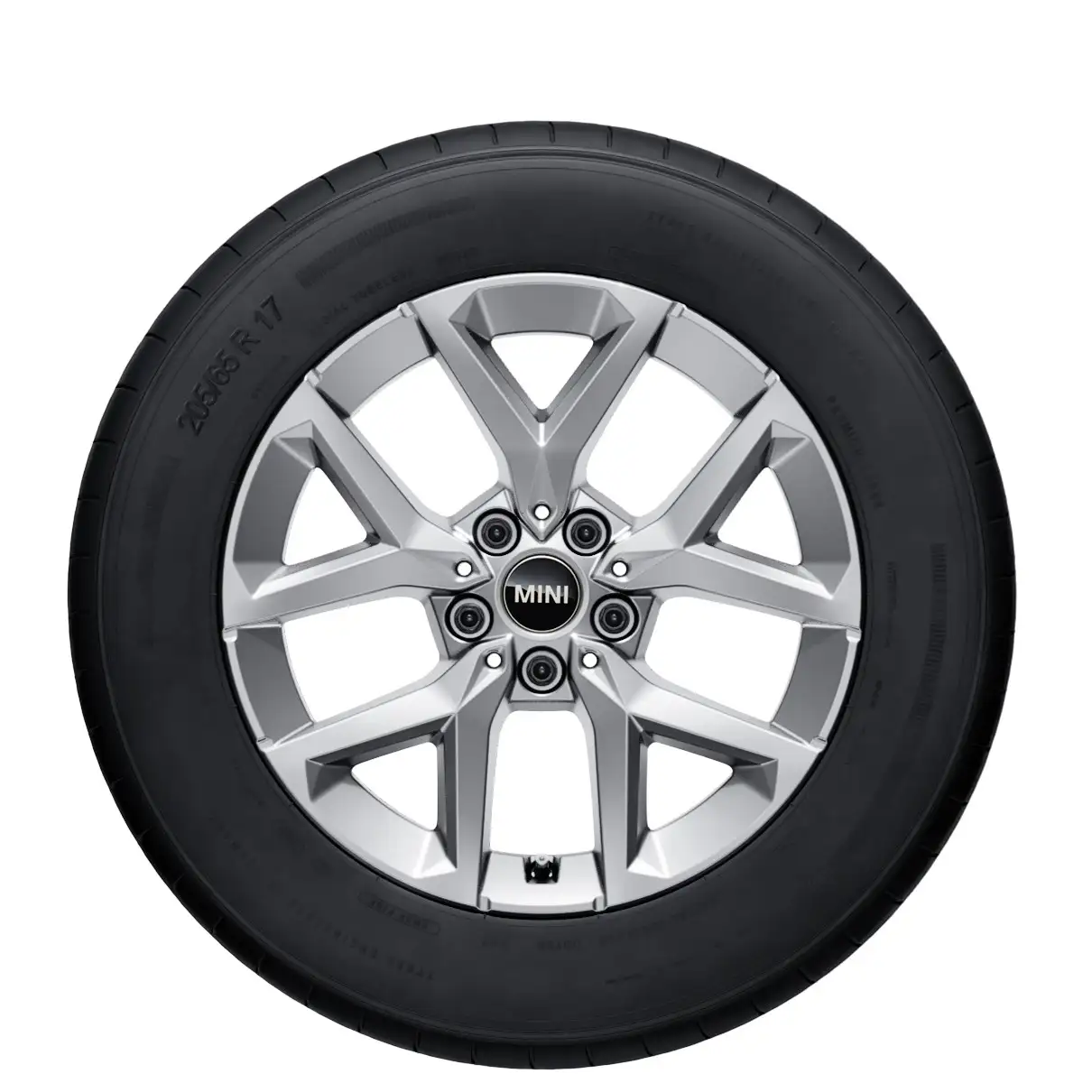MINI Winterkompletträder Y-Spoke 896 refined silver 17 Zoll RDCi