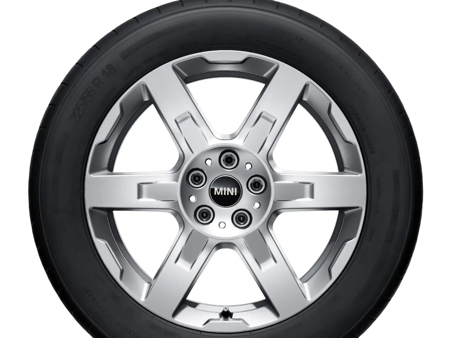 MINI Winterkompletträder Asteroid Speiche 944 refined silver 18 Zoll RDCi Countryman U25 Pirelli