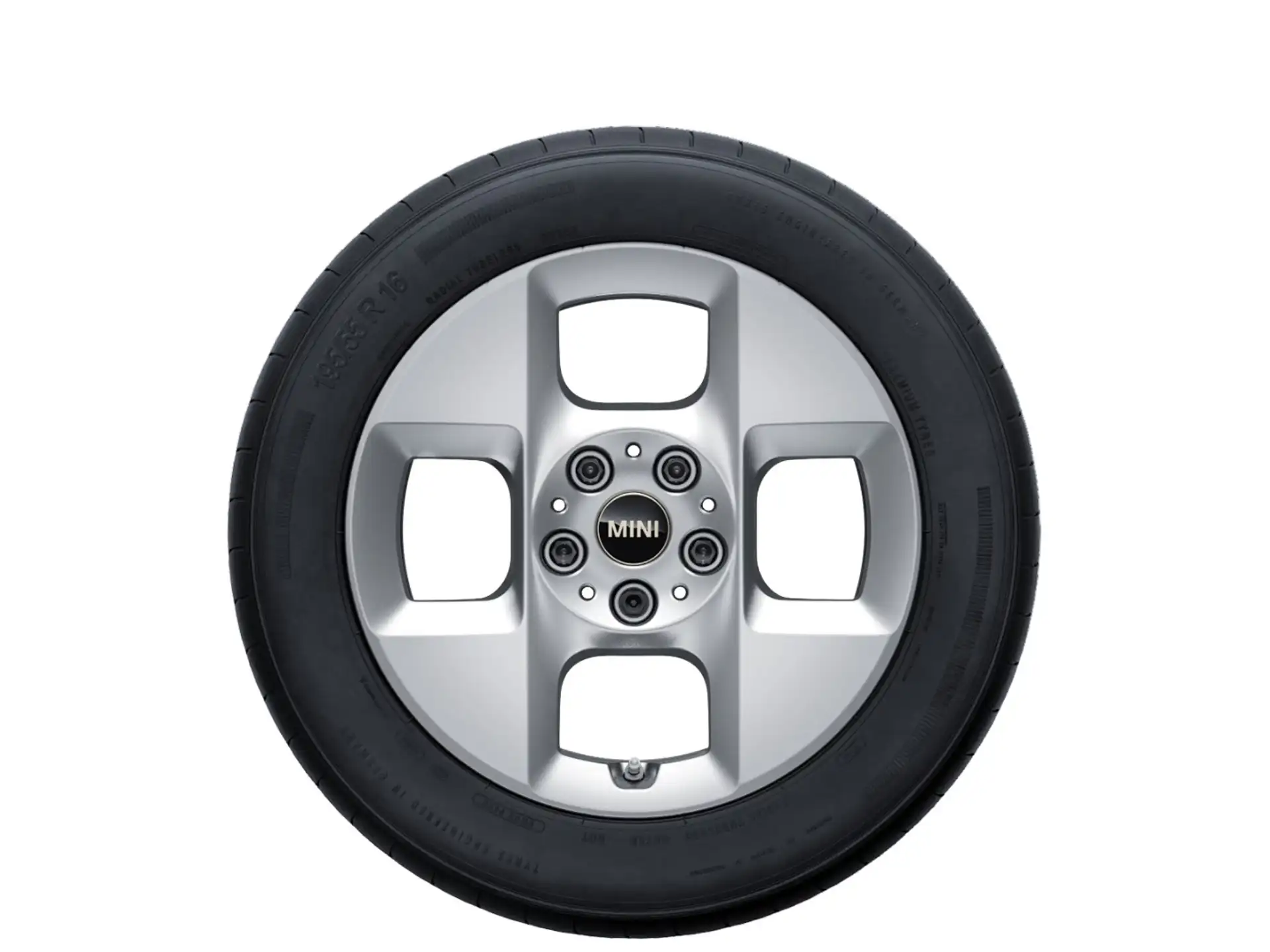 MINI Winterkompletträder 4-Square Spoke 955 refined silver 16 Zoll RDCi F65 F66 F67 Continental