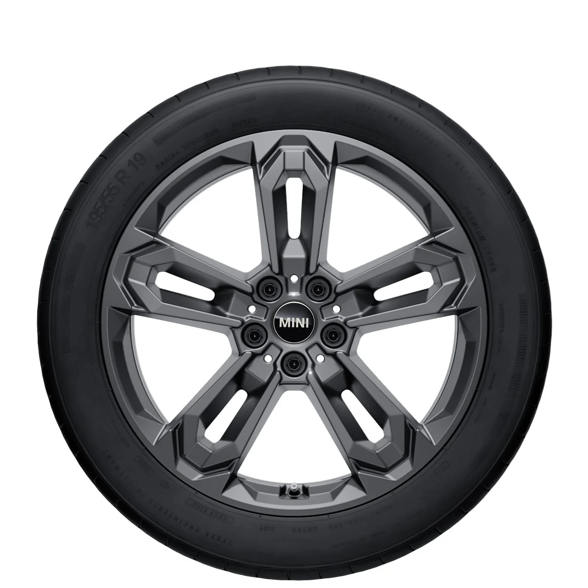 MINI Winterkompletträder JCW Double Spoke 1041 gunmetal grey 19 Zoll RDCi Countryman U25 Hankook