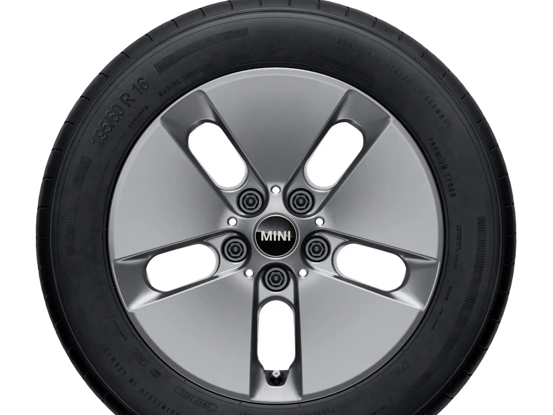 MINI Winterkompletträder Pin Spoke 990 lightning grey 16 Zoll RDCi J01 BEV Continental
