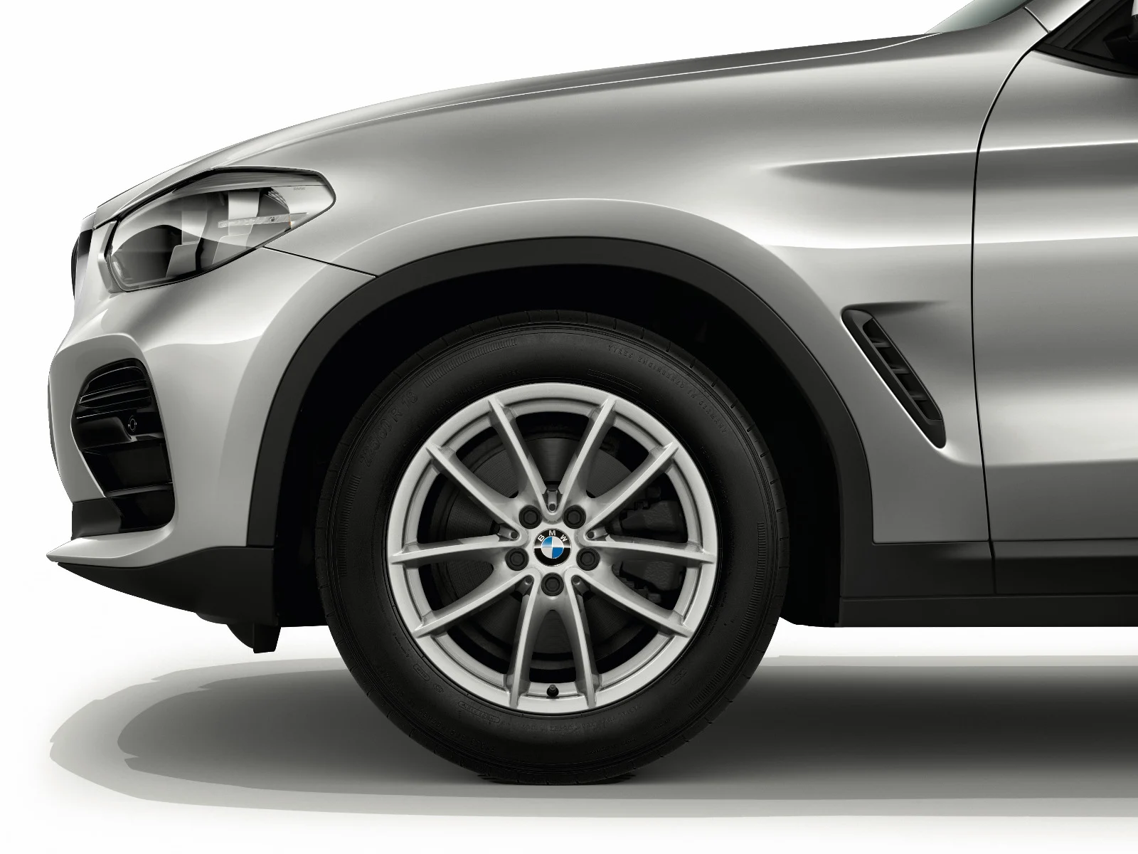 BMW Winterkompletträder V-Speiche 618 reflex silver 18 Zoll RDCi X3 G01 X4 G02 Hankook