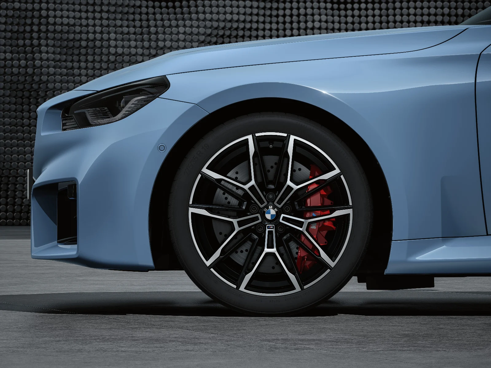 BMW Winterkompletträder M Doppelspeiche 930M jet black 19/20 Zoll RDCi M2 G87 M3 G80 G81 M4 G82 G83 Michelin (Mischbereifung)