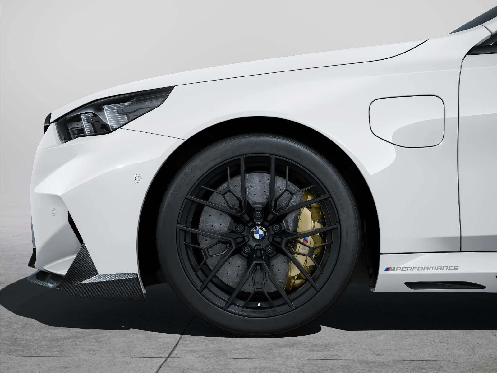 BMW Sommerkompletträder M Performance Y-Speiche 1075 jet black matt 20 Zoll RDCi M5 G90 G99 Hankook