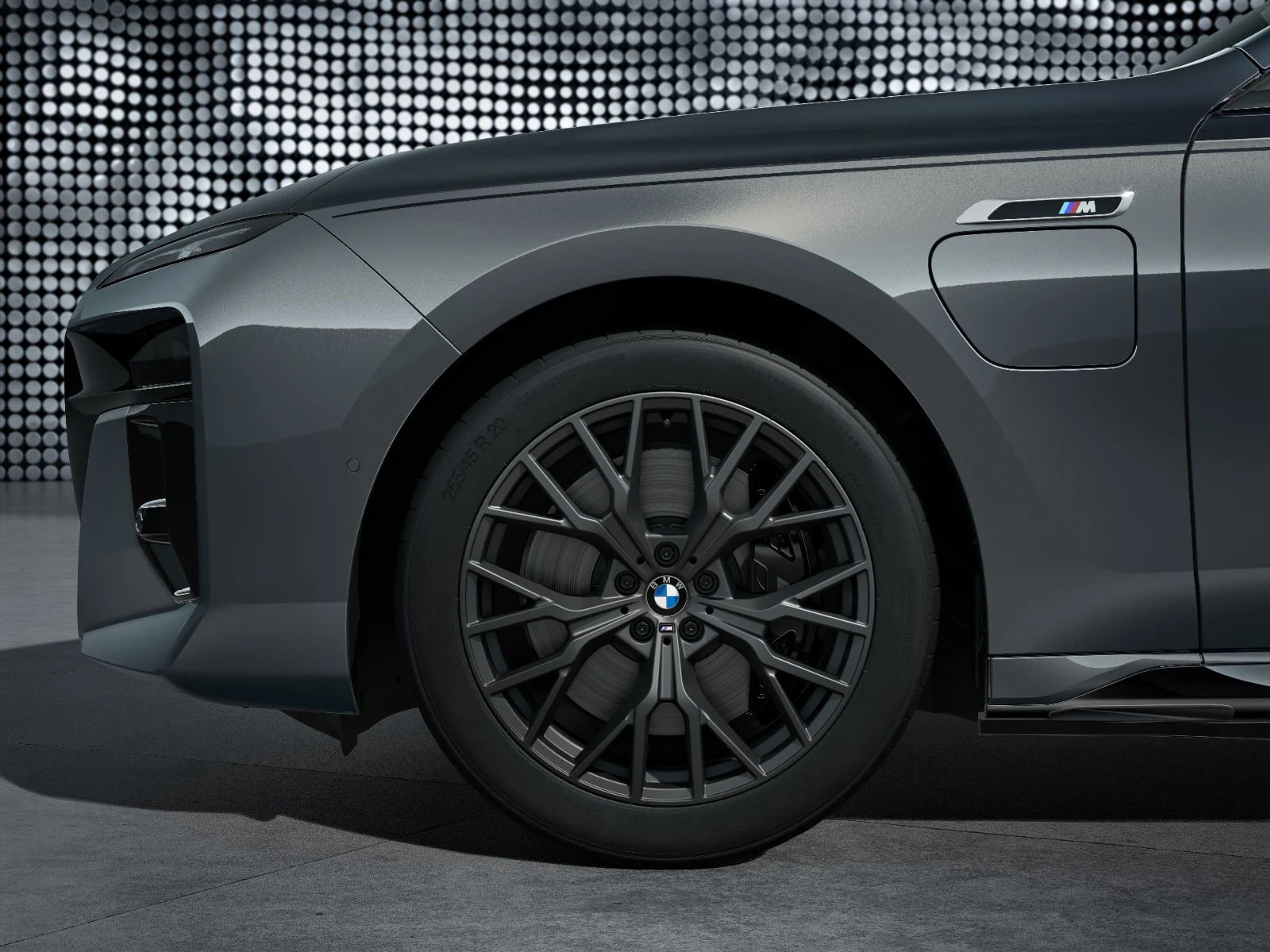BMW Sommerkompletträder M Performance Y-Speiche 911 jet black matt 20 Zoll RDCi X3 G45 7er G70 Mischbereifung