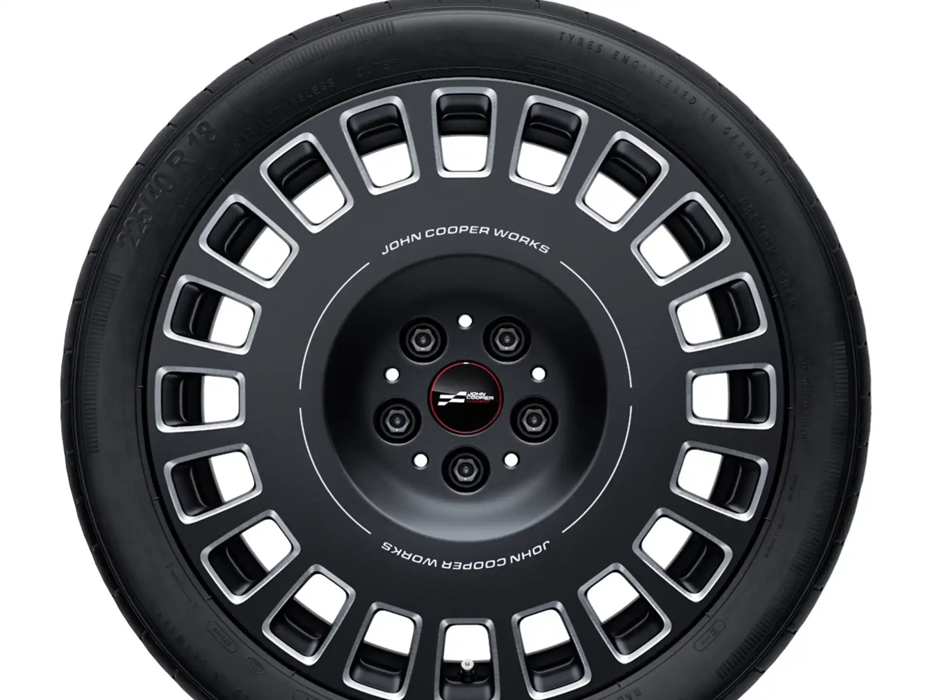MINI Winterkompletträder JCW Rallye Spoke 992 frozen midnight grey 18 Zoll RDCi Aceman J05 Goodyear