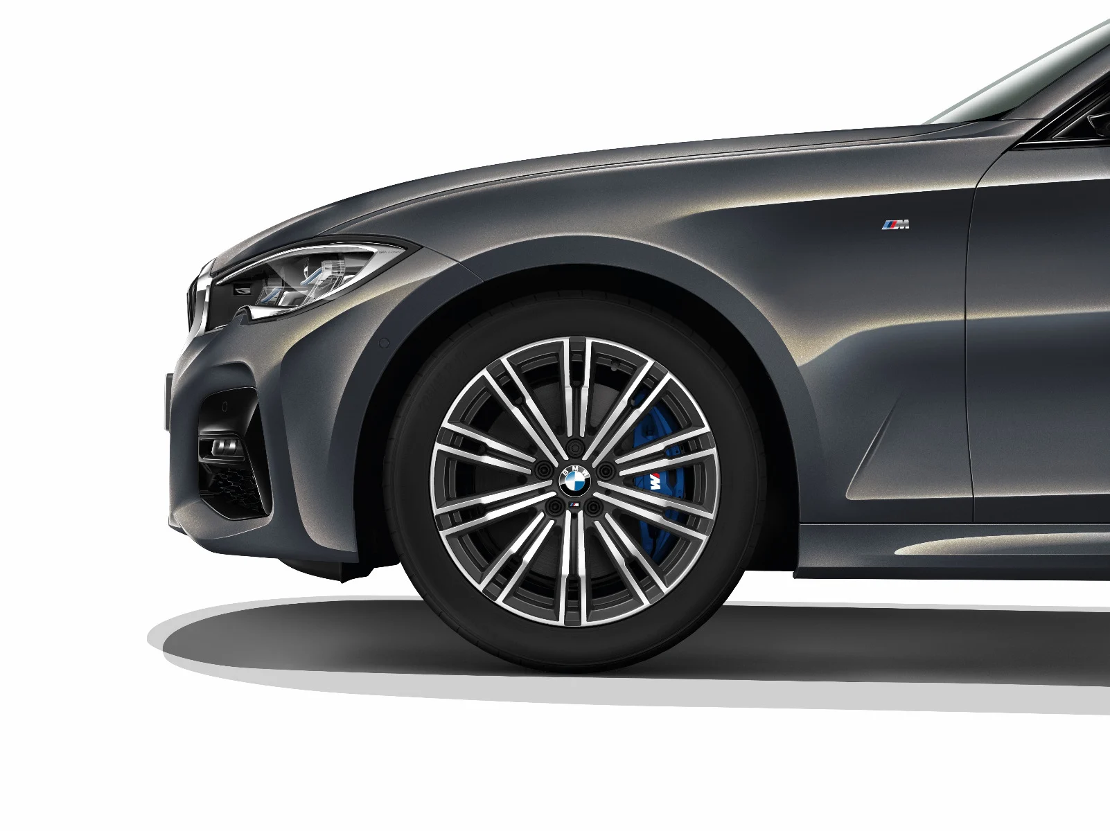 BMW Winterkompletträder M Doppelspeiche 790M orbit grey 18 Zoll RDCi 3er G21