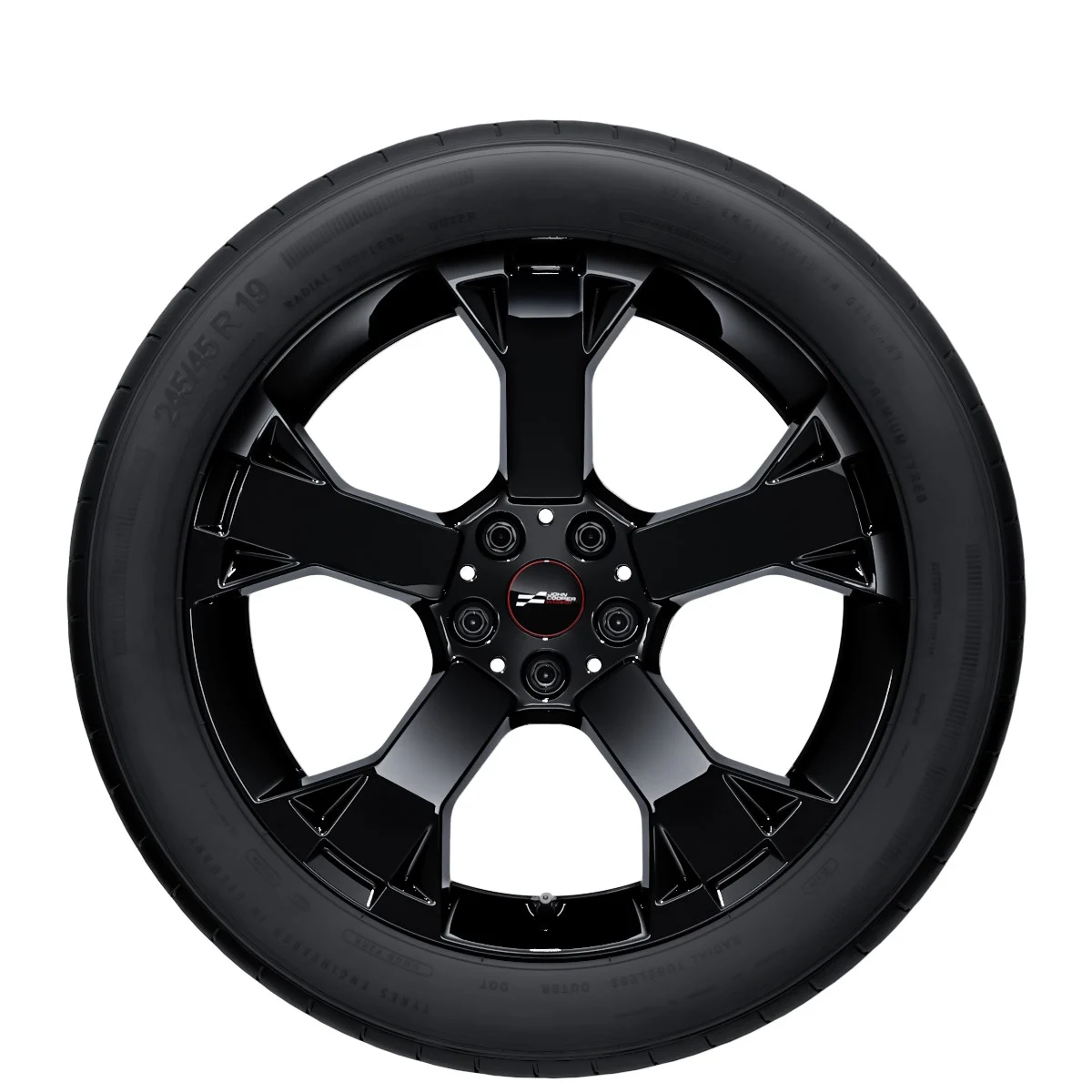 MINI Winterkompletträder JCW Runway Spoke 948 jet black uni 19 Zoll RDCi Countryman U25 Pirelli