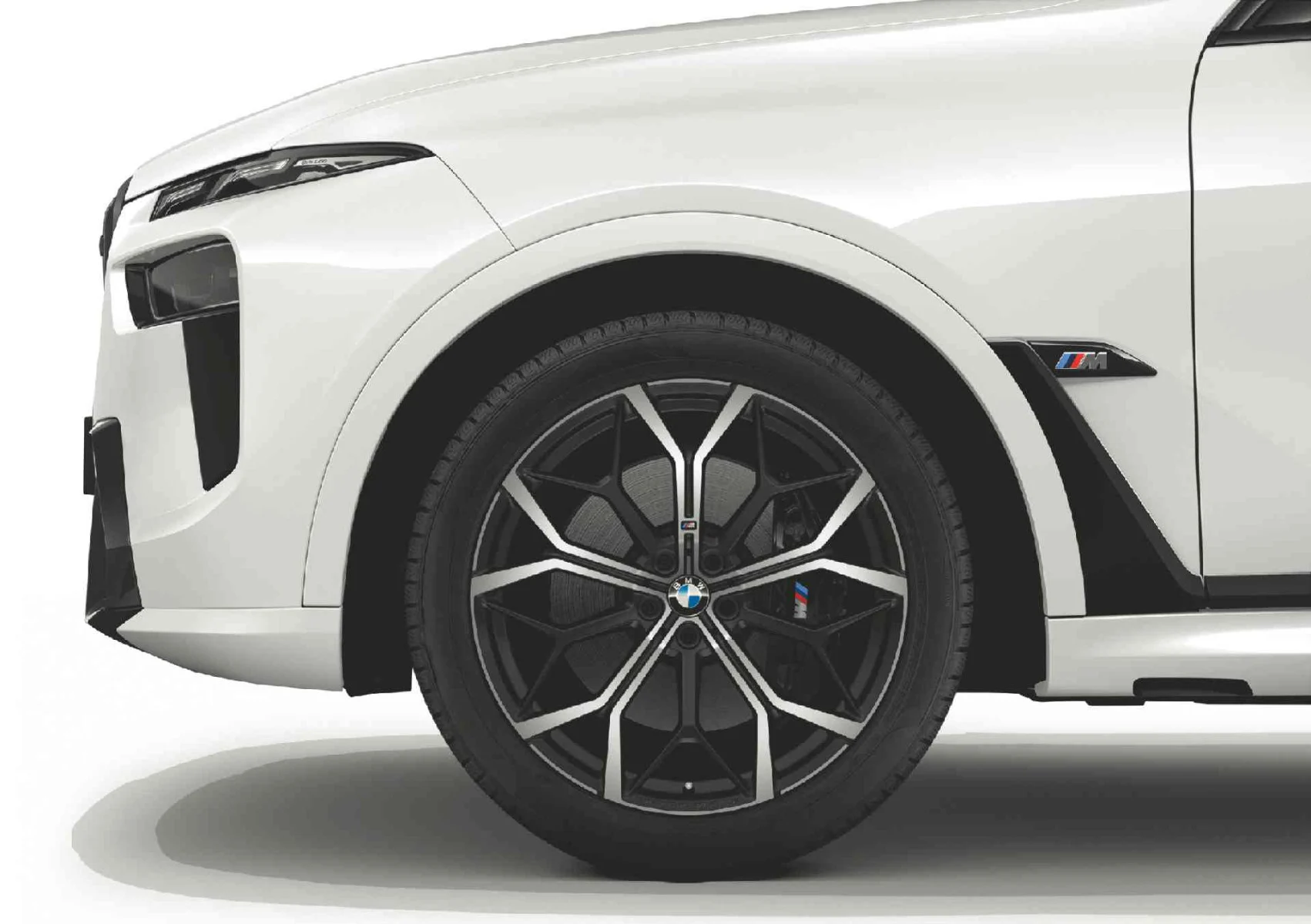 BMW Alufelge M Performance Y-Speiche 785M bicolor (jet black matt/hochglanzpoliert) 10,5Jx22 ET 43 Hinterachse X7 G07