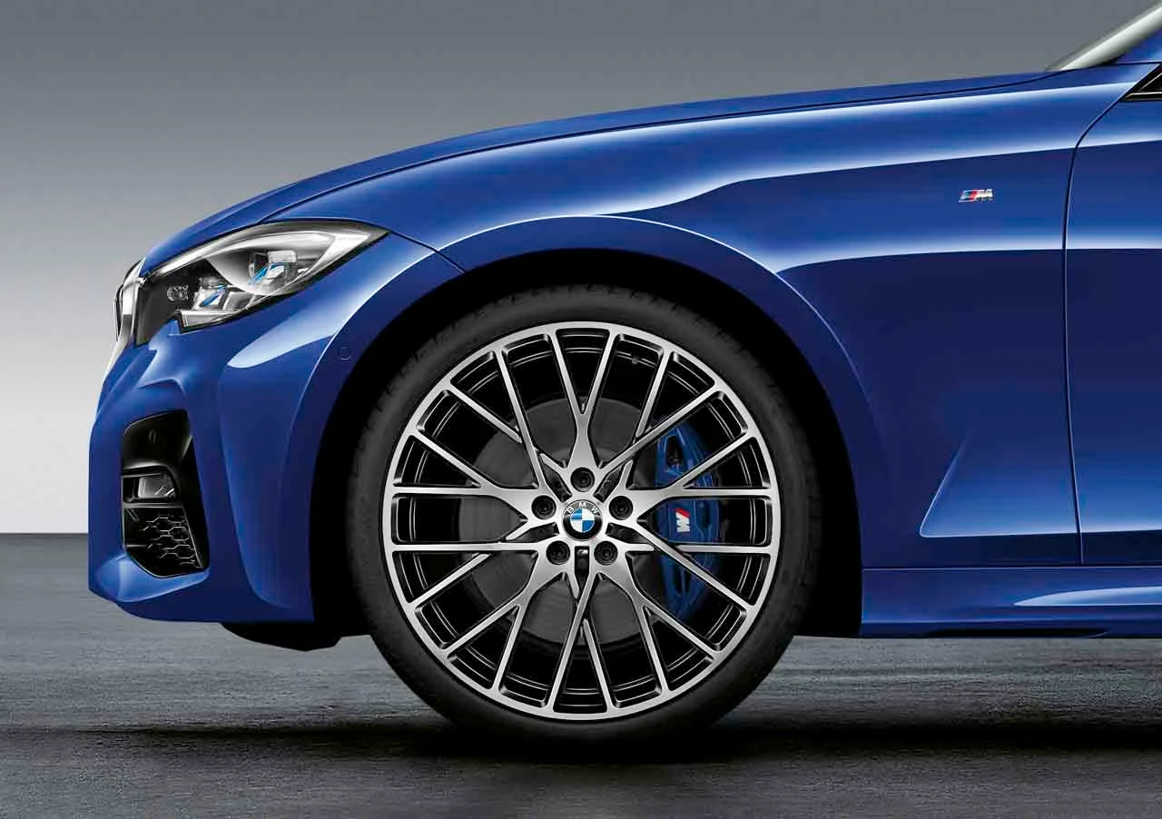 BMW Alufelge M Performance Kreuzspeiche 794 bicolor (schwarz / glanzgedreht) 8,5J x 20 ET 40 Hinterachse 2er G42 3er G20 4er G22