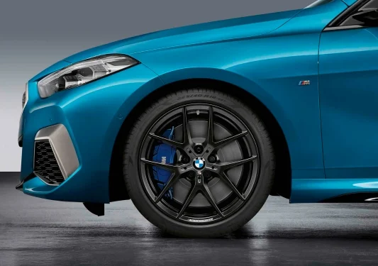 BMW Alufelge M Performance Y-Speiche 554 schwarz matt 8J x 18 ET 54 Vorderachse / Hinterachse 1er F40 2er F44