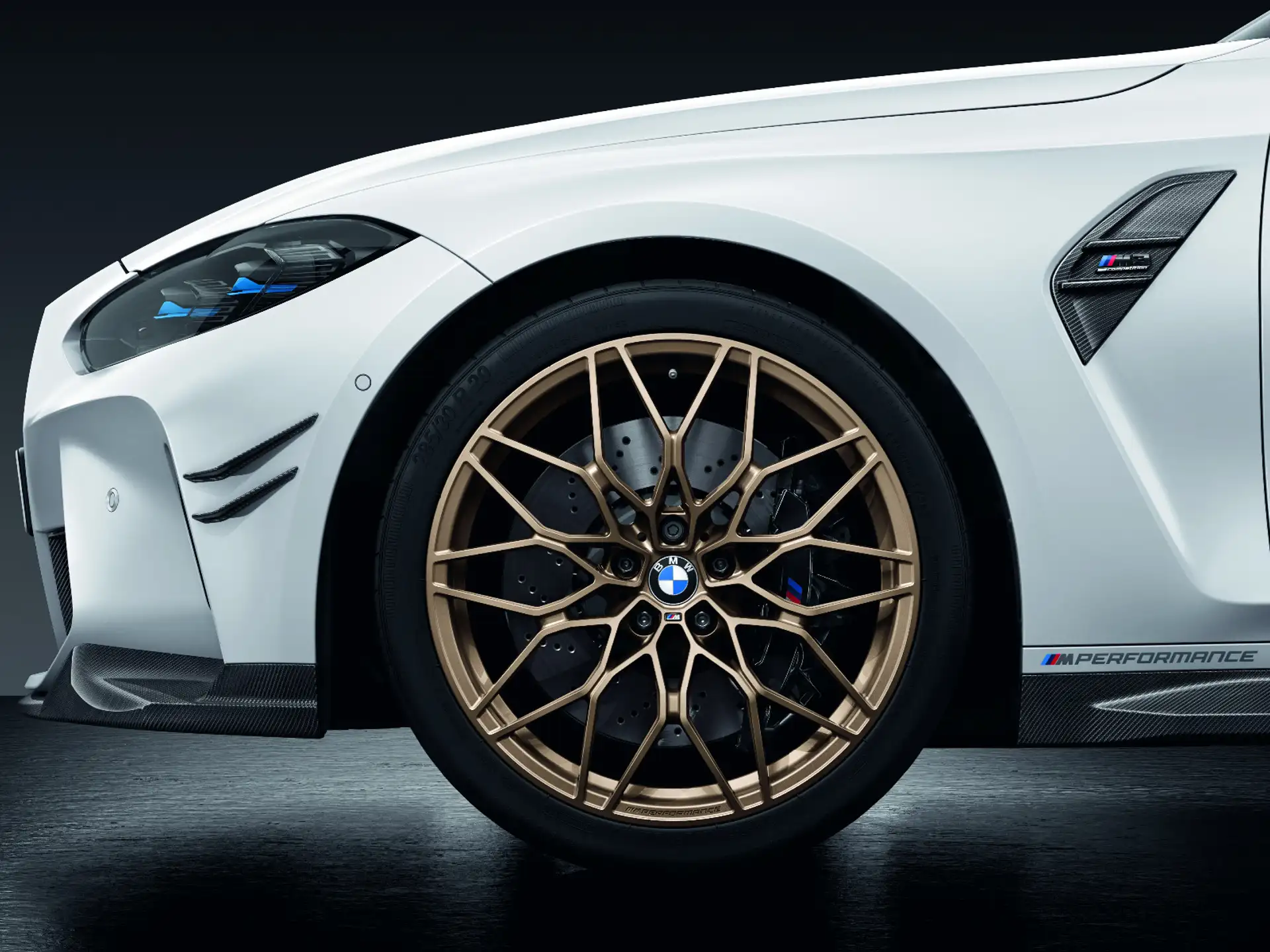 BMW Alufelge M Performance Kreuzspeiche 1000M goldbronze matt 9,5Jx20 ET20 2er G87 M2 3er G80 M3/G81 M3 4er G82 M4/G83 M4