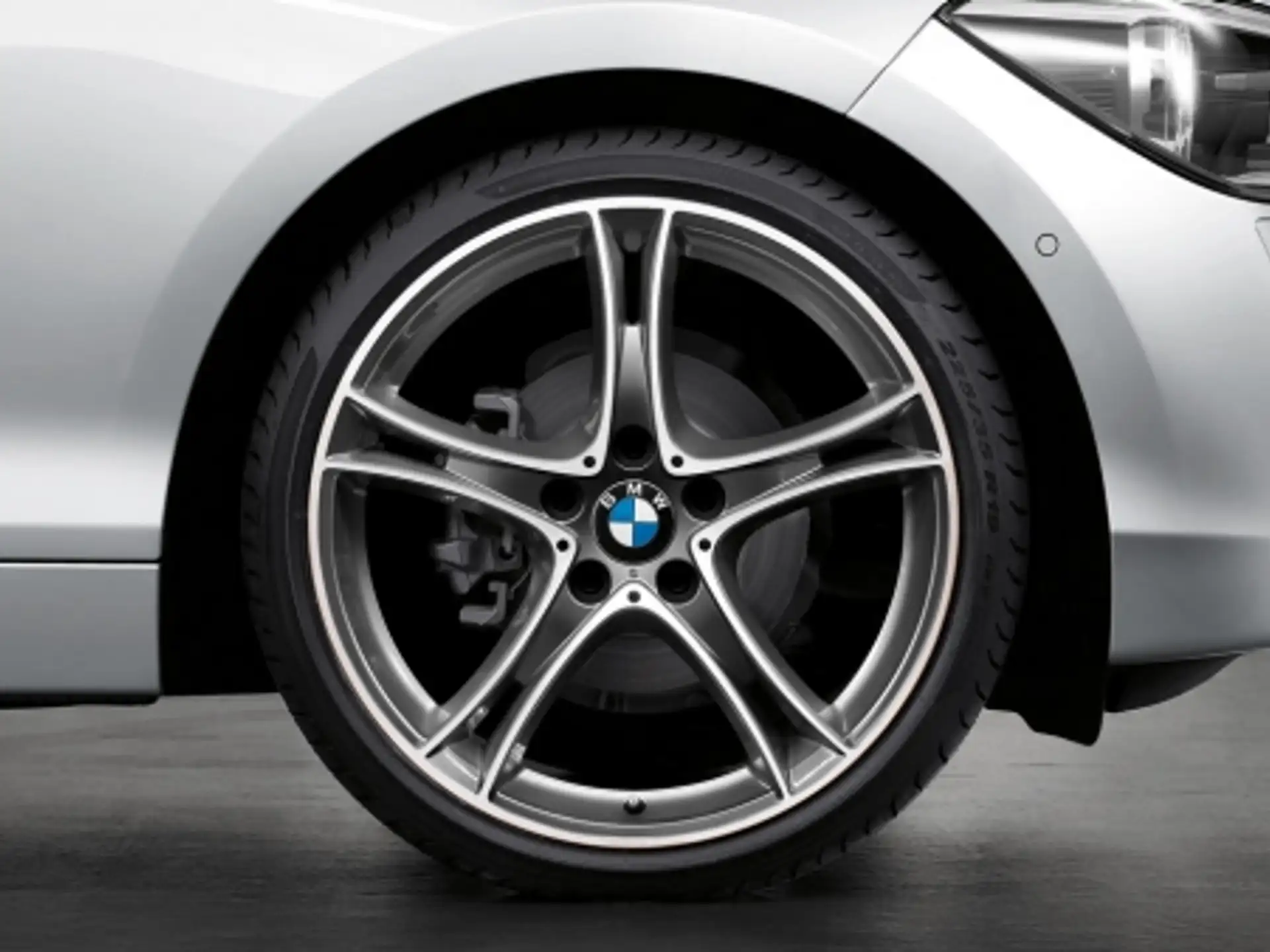 BMW Alufelge Doppelspeiche 361 ferricgrey/glanzgedreht 8,5Jx20 ET47 3er F30/F31 4er F32/F33/F36
