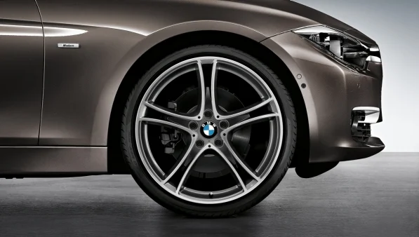 BMW Alufelge Doppelspeiche 361 ferricgrey/glanzgedreht 8Jx20 ET36 3er F30/F31 4er F32/F33/F36