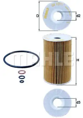 KNECHT Ölfilter IKNTOX1271D