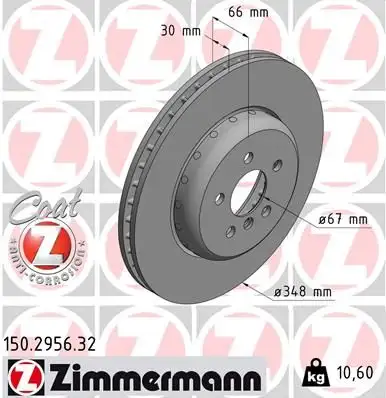 ZIMMERMANN Bremsscheibe IZIN150295632