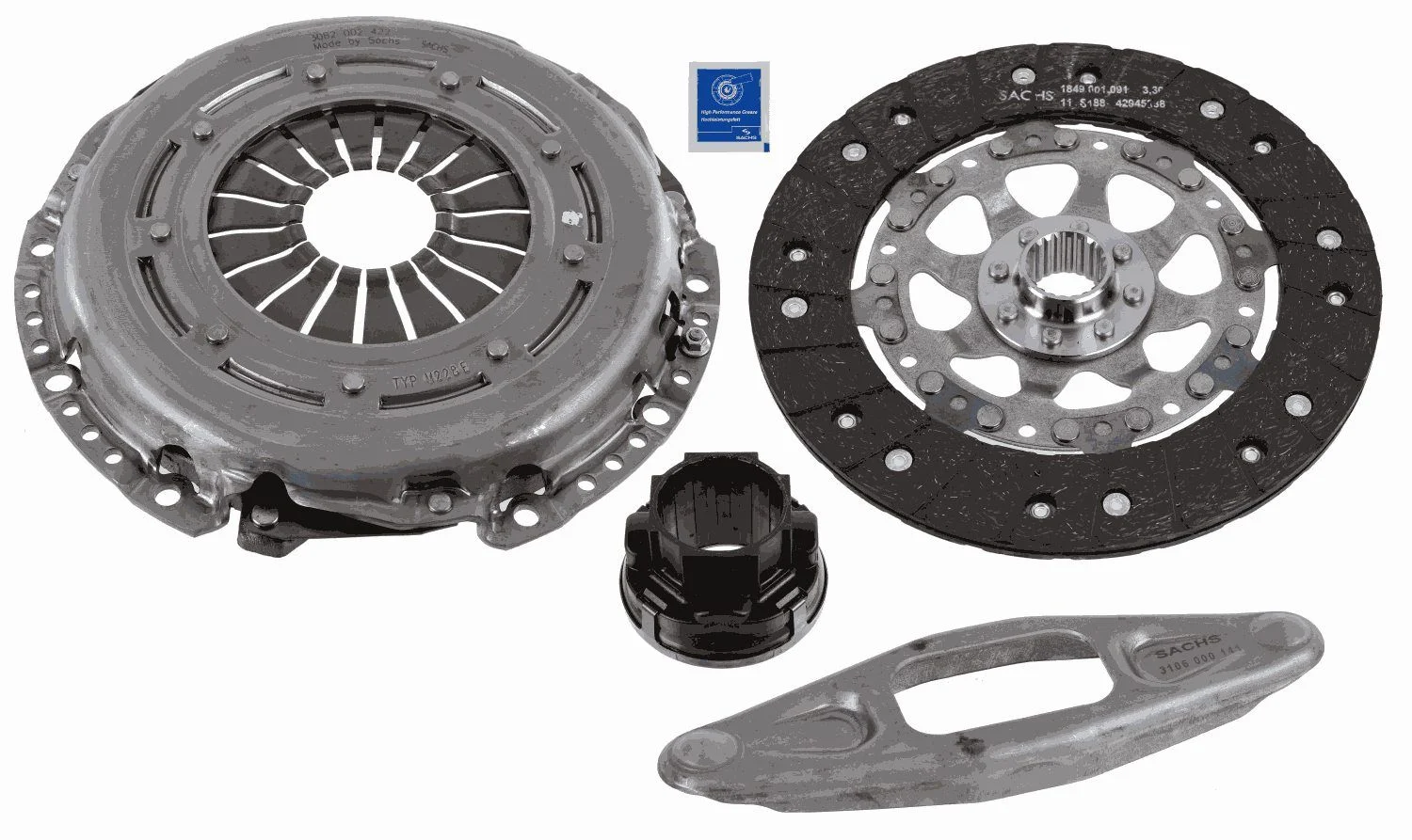 SACHS Kupplungssatz ISAS3000970122