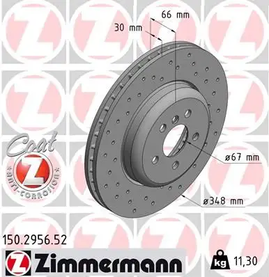 ZIMMERMANN Bremsscheibe IZIN150295652