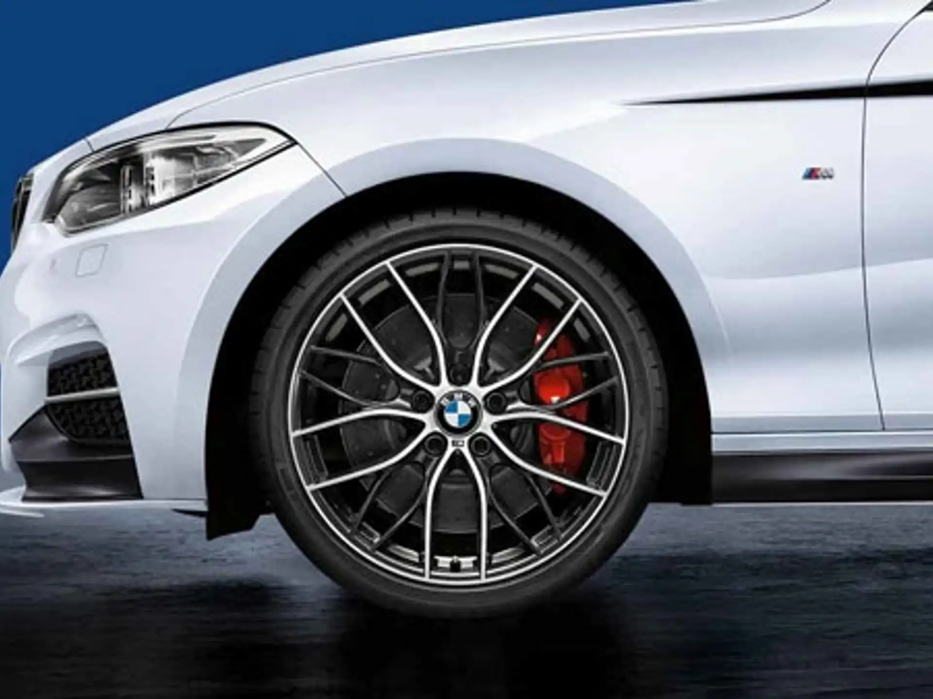 BMW Alufelge M Doppelspeiche 405 orbitgrey/glanzgedreht 7,5Jx19 ET45 1er F20/F21 2er F22/F23