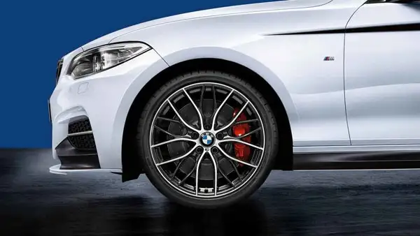BMW Alufelge M Doppelspeiche 405 orbitgrey/glanzgedreht 7,5J ET45