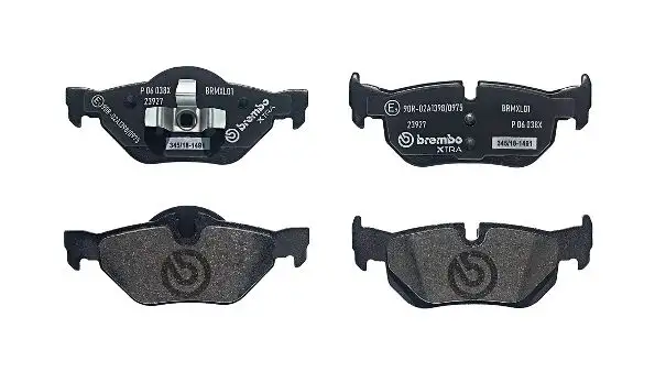 BREMBO Bremsbelagsatz, Scheibenbremse IBROP06038X