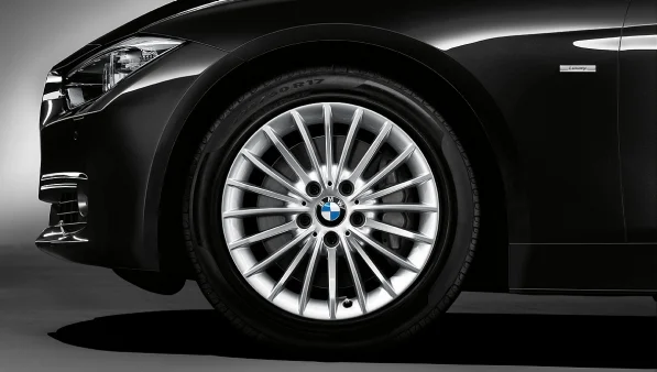 BMW Alufelge Vielspeiche 414 17 Zoll silber 3er 4er