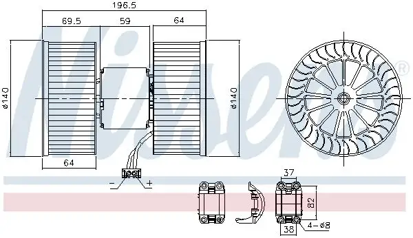 NISSENS Innenraumgebläse INIS87196