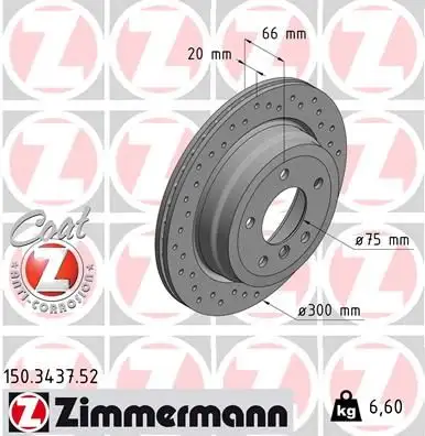 ZIMMERMANN Bremsscheibe IZIN150343752