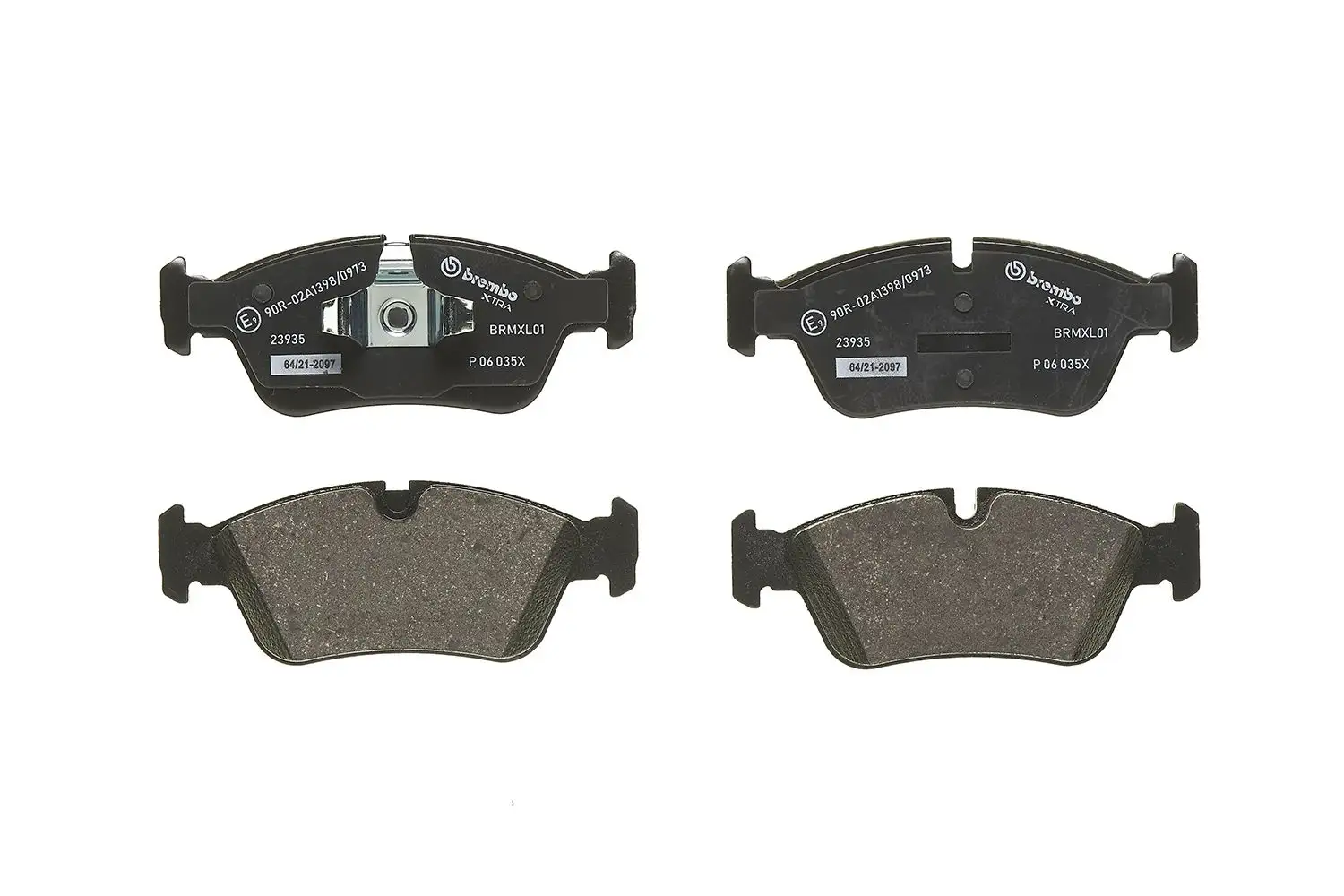 BREMBO Bremsbelagsatz, Scheibenbremse IBROP06035X
