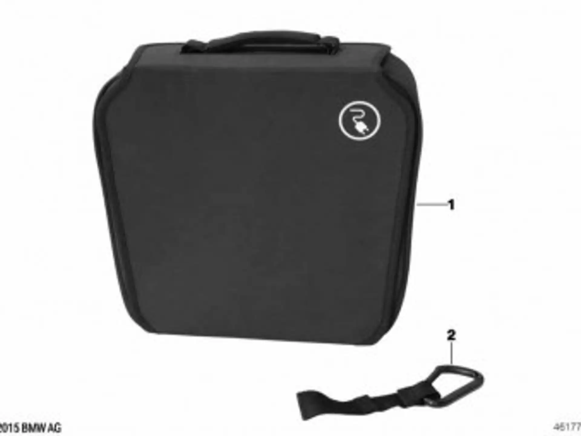 BMW Tasche Standardladekabel F15 F30 F39 F45 F48 G11 G12 F56E F60 61449494458
