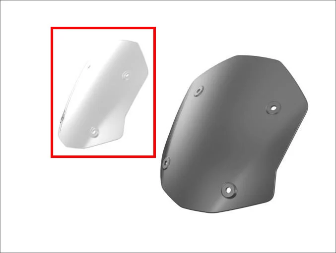 BMW Motorrad Windschild Sport klar K69 KM9
