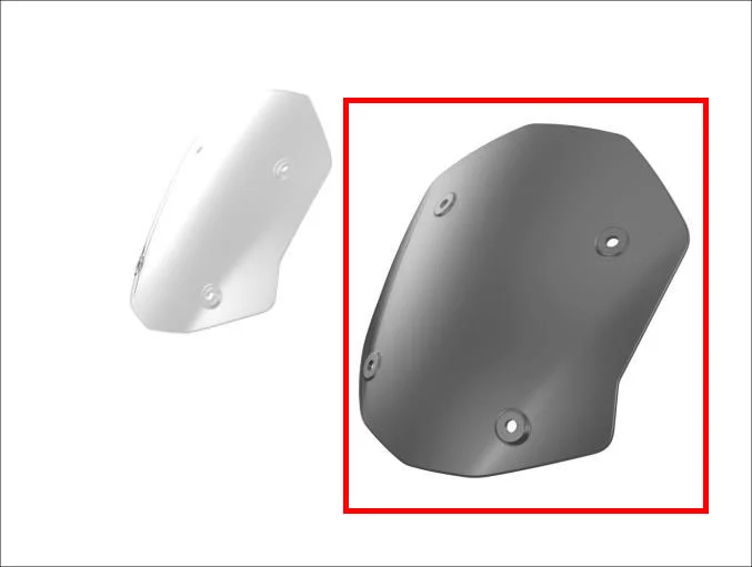 BMW Motorrad Windschild Sport getönt K69 KM9