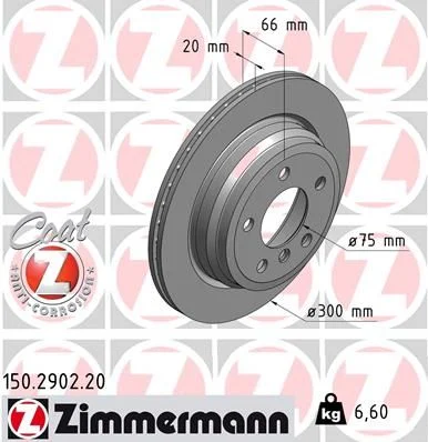 ZIMMERMANN Bremsscheibe IZIN150290220