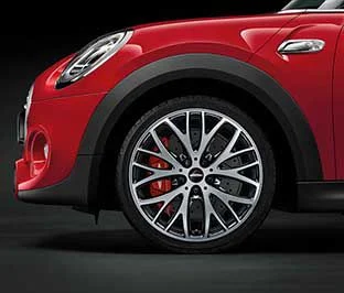 MINI Alufelge Cross Spoke 506 schwarz/glanzgedreht 7Jx18 ET54 F55/F56/F57