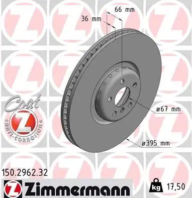 ZIMMERMANN Bremsscheibe 4250238780991