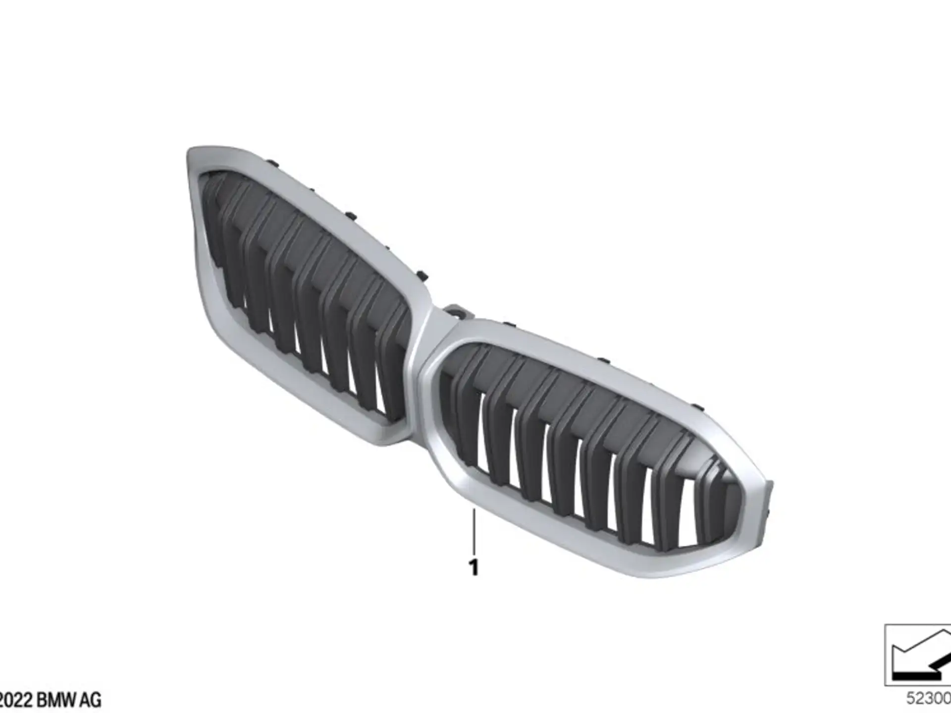 BMW Ziergitter Front (MPA) 3er G20 LCI G21 LCI