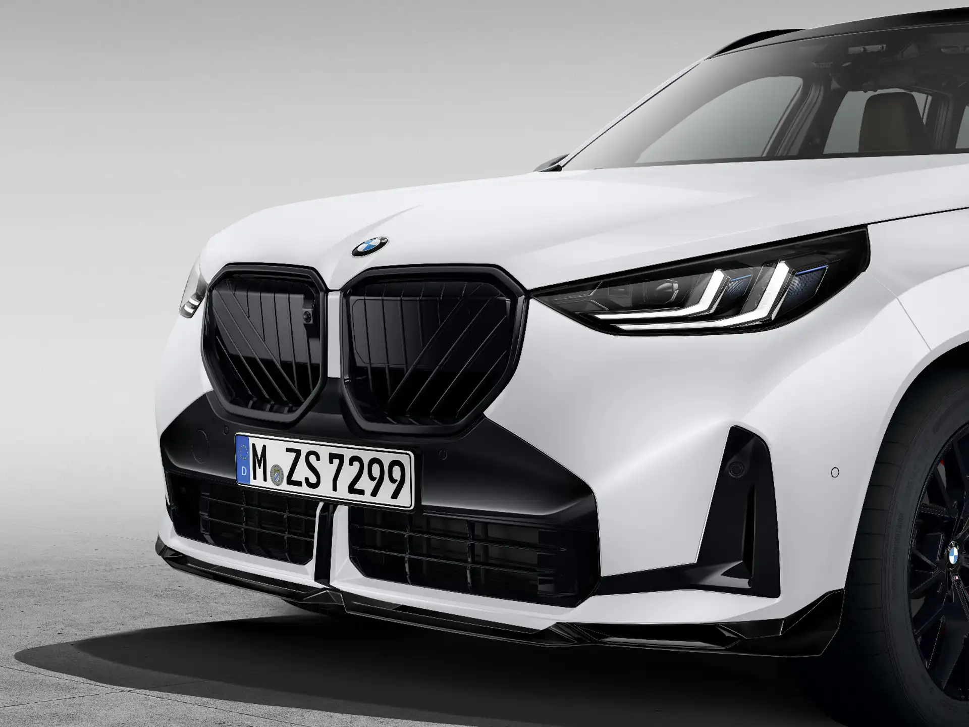 BMW M Performance Frontaufsatz Schwarz hochglänzend links X3 G45