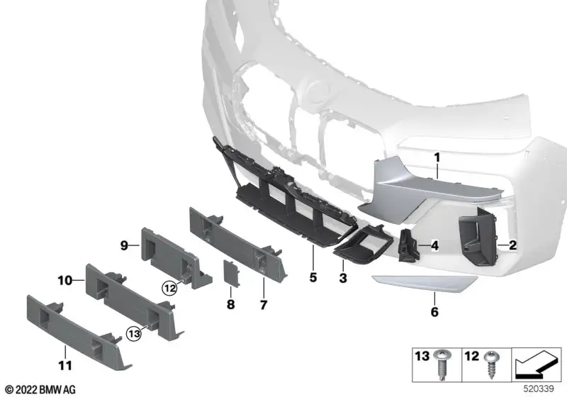 BMW Aircurtain links 7er G70
