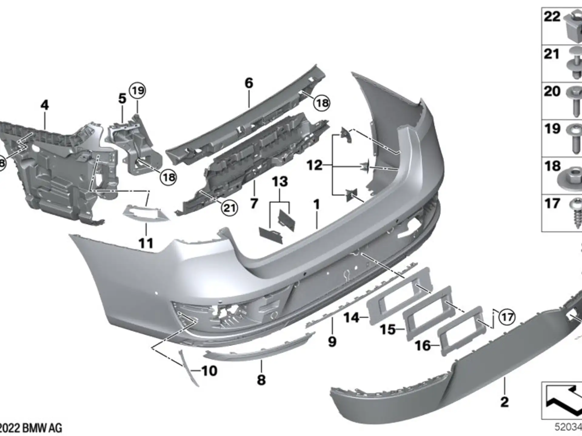 BMW Absorbertrichter links 7er G70