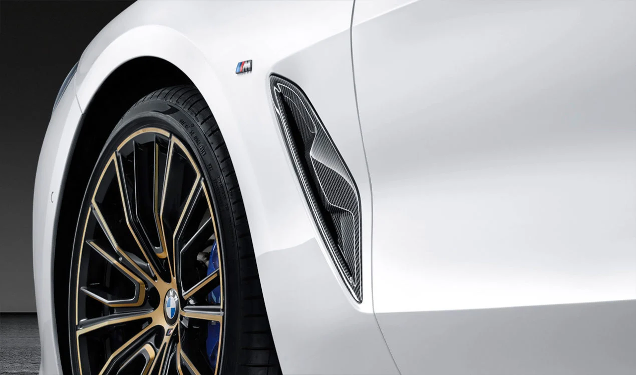 BMW M Performance Zierleiste Lufteinlass Kotflügel Carbon rechts 8er G14 G15 G16