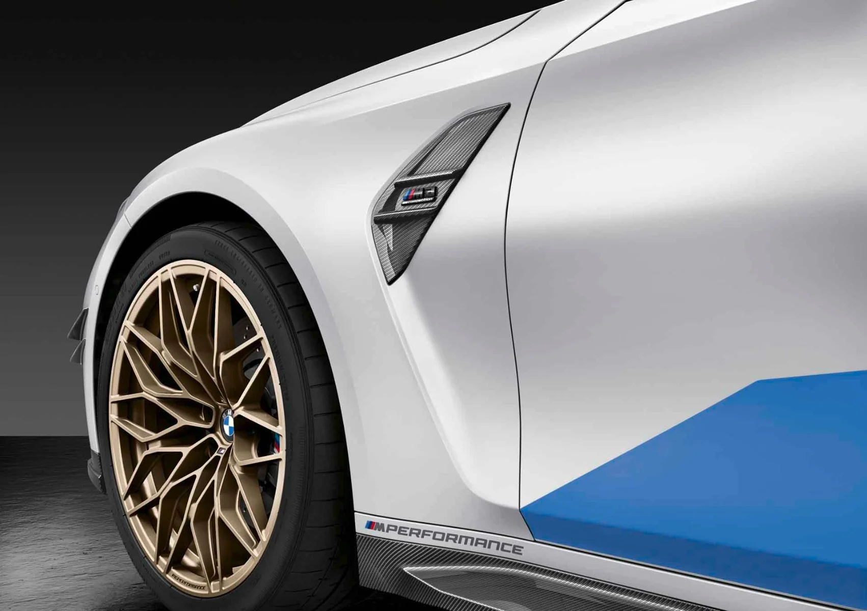 BMW M Performance Zierleiste Lufteinlass Kotflügel M3 G80 links