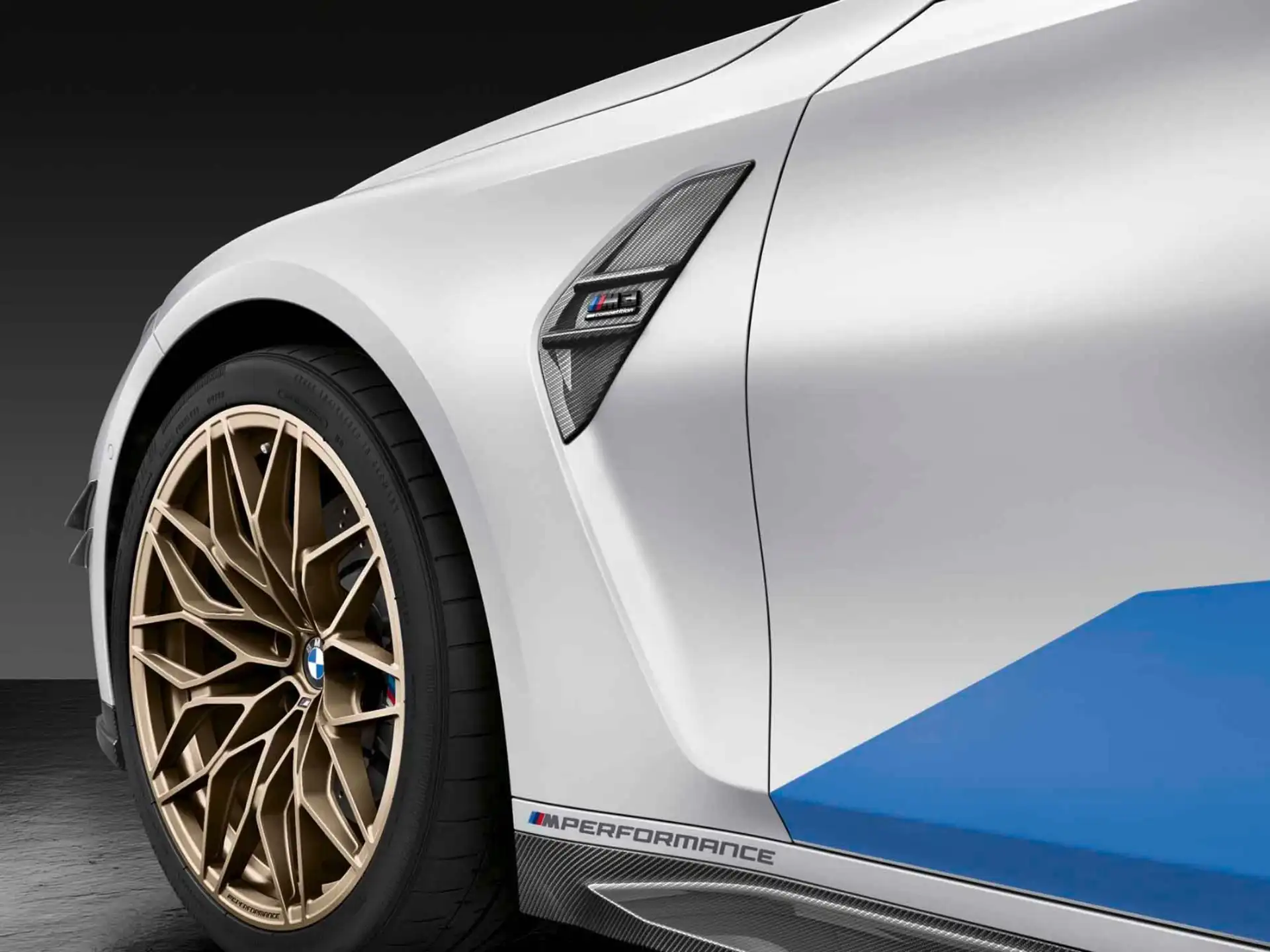 BMW M Performance Zierleiste Lufteinlass Kotflügel M3 G80 links