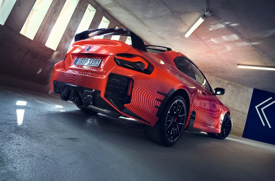 BMW M Performance Zierblende Seitenwand Carbon hinten rechts M2 G87