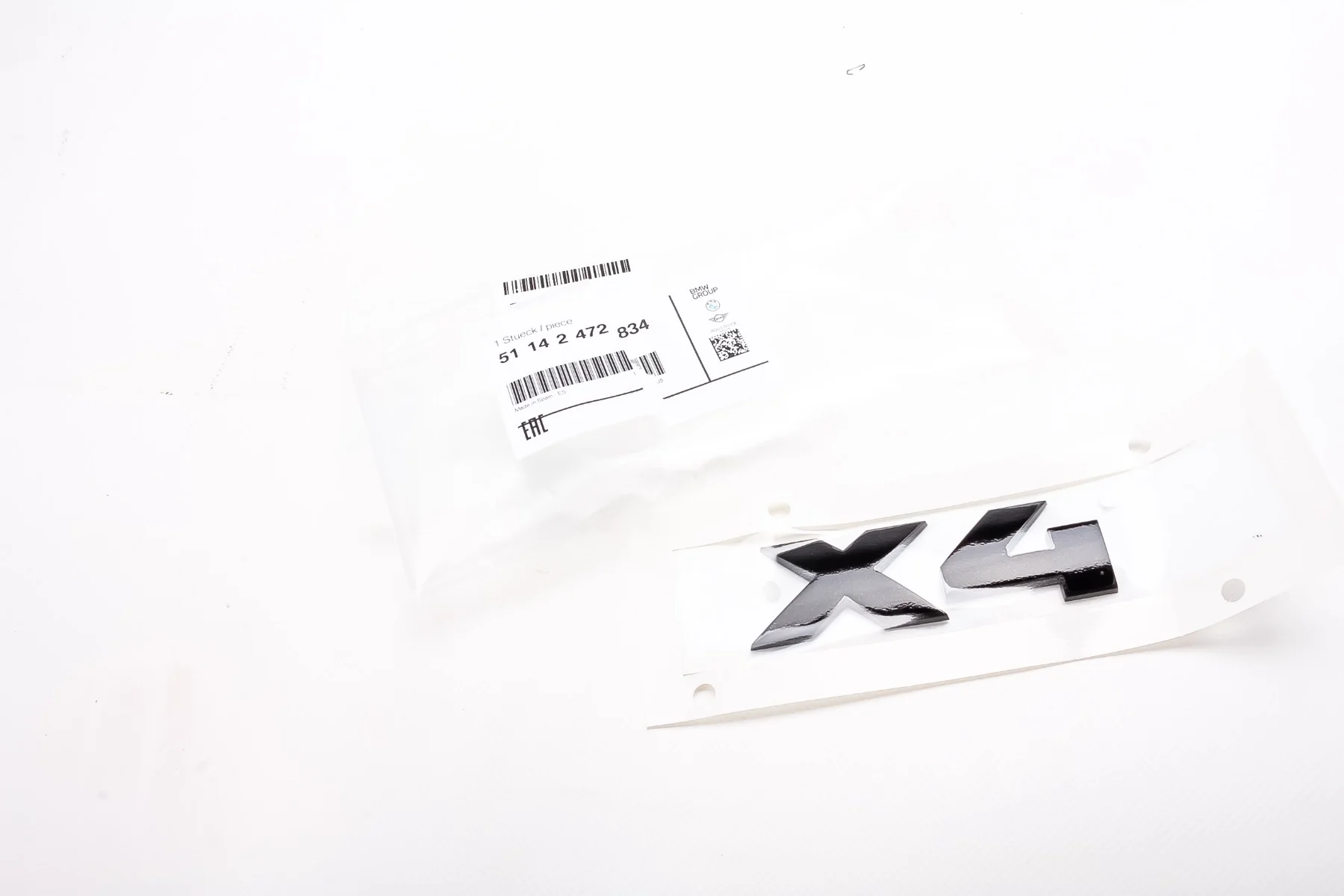 BMW Schwarz lackierte Schriftzug X4 G02
