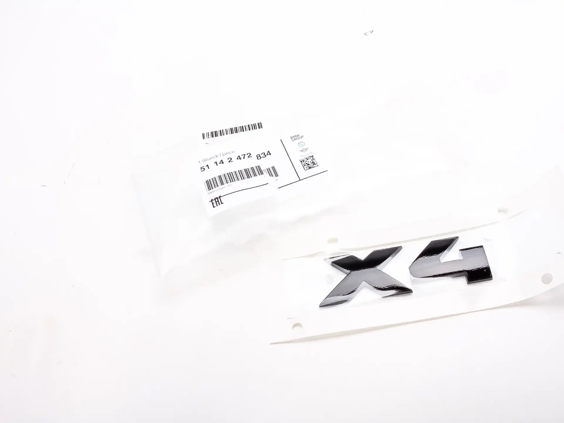 BMW Schwarz lackierte Schriftzug X4 G02