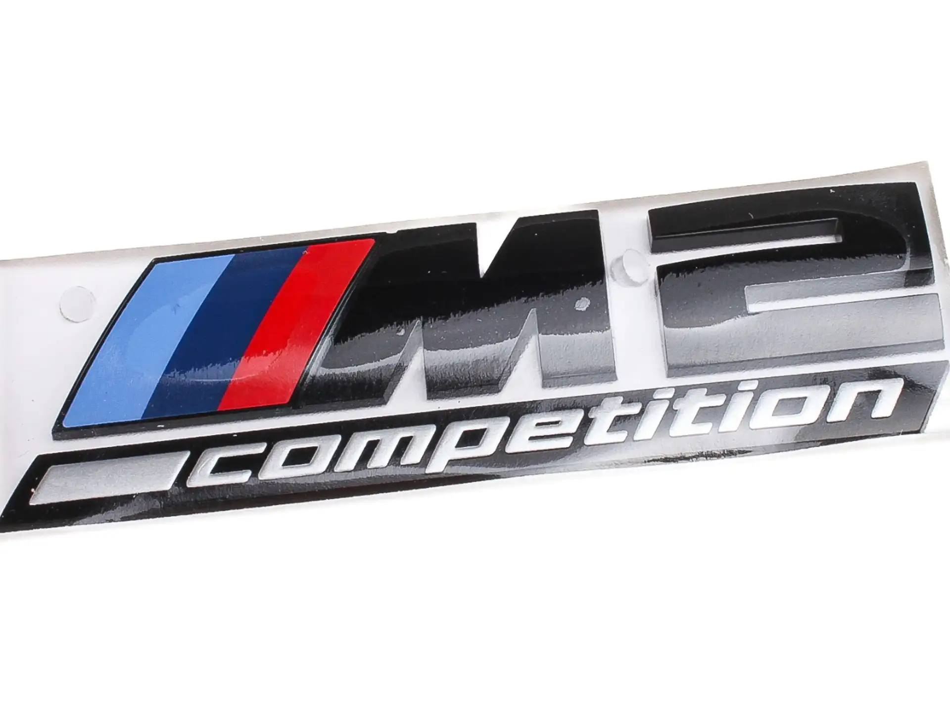 BMW M2 Competition Schriftzug schwarz