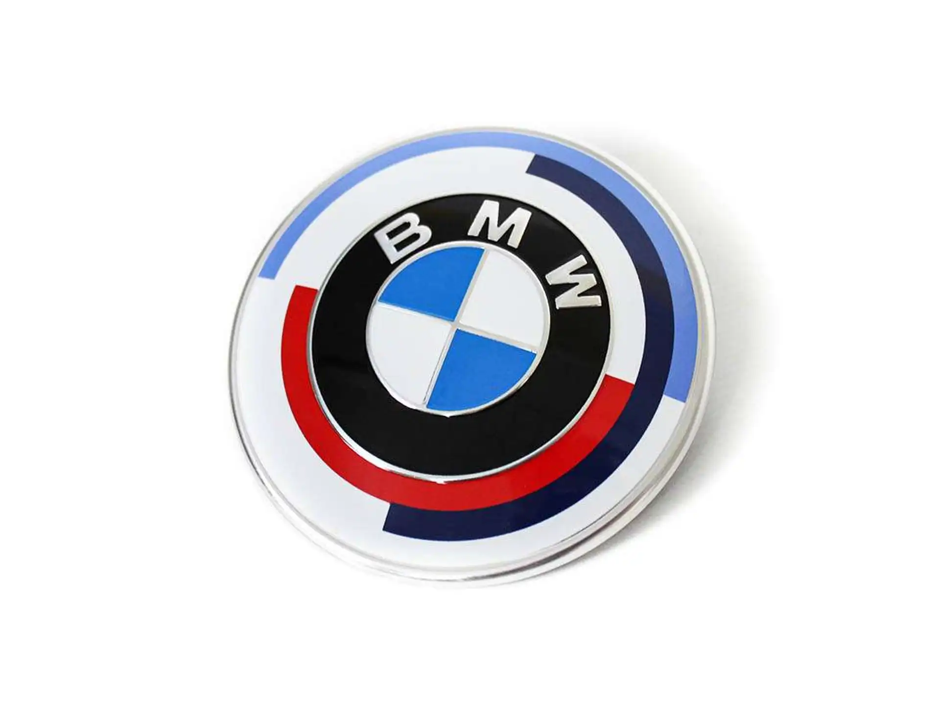 BMW Emblem 50 Jahre M Frontklappe Motorhaube (74mm) 3er G80, 4er G82 G83