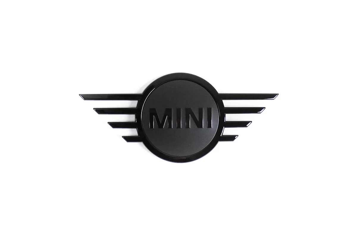 MINI Emblem Haube vorne schwarz Piano Black F55, F56, F57