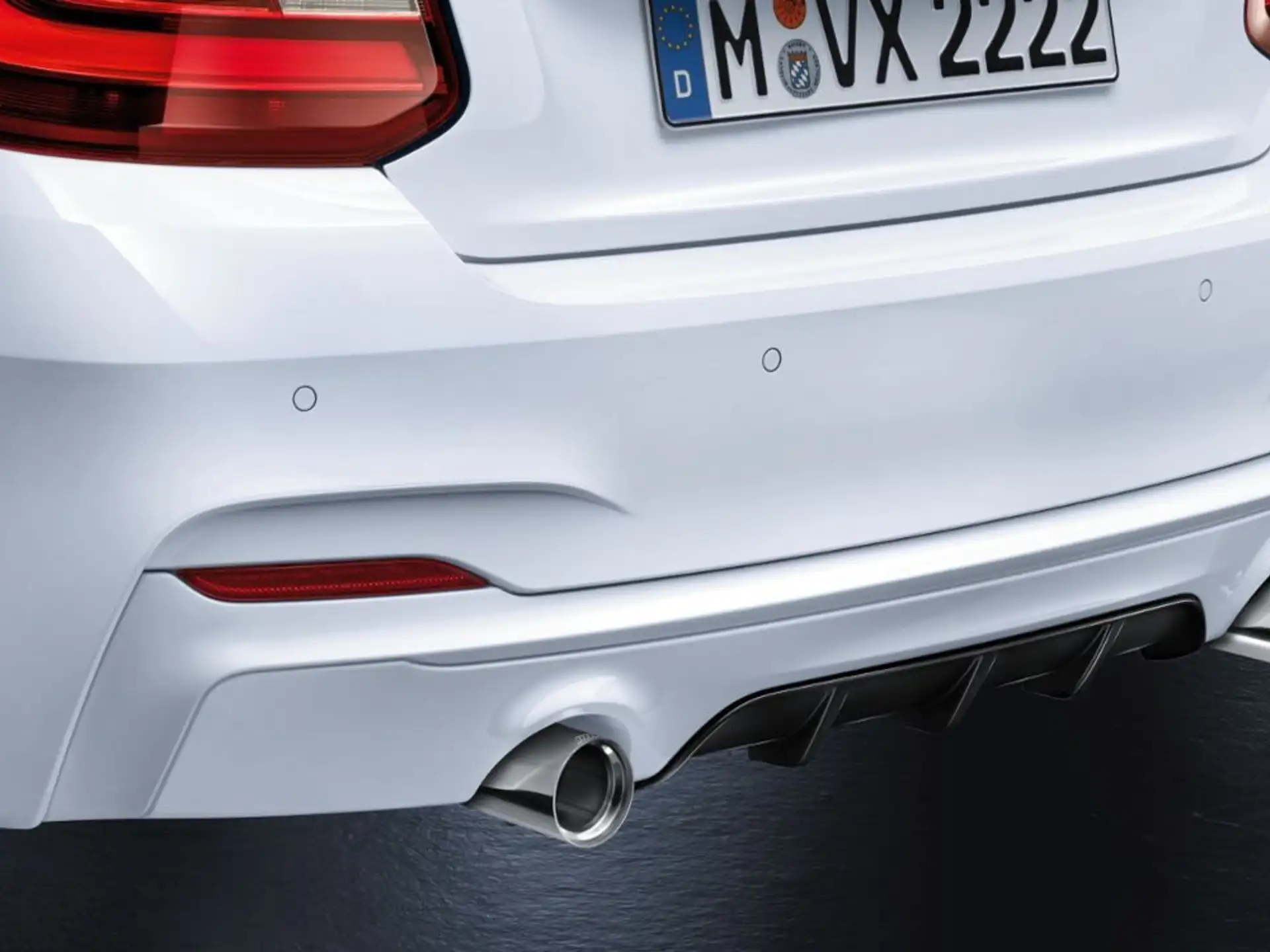BMW M Performance Heckdiffusor zweibordig-einflutig 2er F22 F23